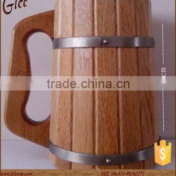 Healthy Wood Material Special Wooden Beer Mug photo-2