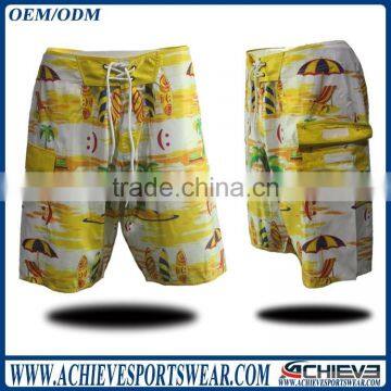 New design custom printing beach shorts