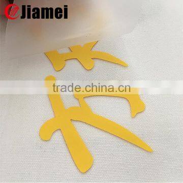 raised heat transfer 3d garment rubber logo