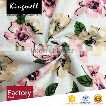 Custom Yellow Lemon Digital Printed Cotton Linen Textile Fabric for Dresses photo-4