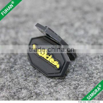 Brand Name Logo Embossed Printing Durable Rubber PVC Labels photo-3