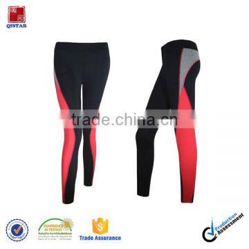 High Quality Customized Block Spandex Woman Yoga Pants/Polyester Spandex Yoga Pants/Runing Pants