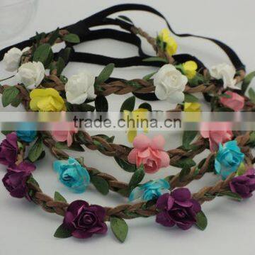 Princess Flower Wedding Headband photo-5