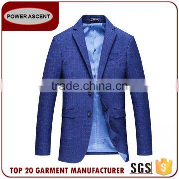 Oem Design Blue Custom Blazer Men Casual Latest Suits Jacket In Fashion photo-5