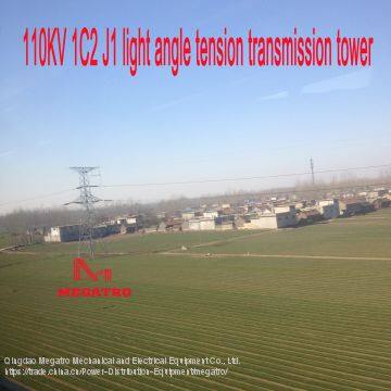 MEGATRO 110kV 1C2 J1 Light Angle Tension Transmission Tower photo-2