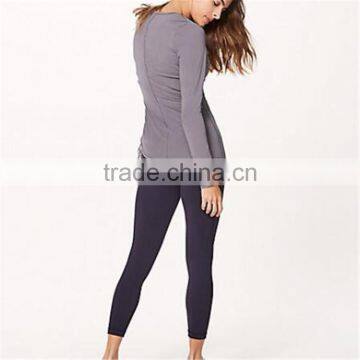 Women Grid Shirt With Long Sleeve With Side Ruffle Tshirts photo-2