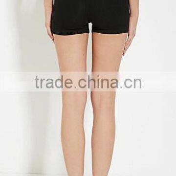 2017 Hotsale China Women Custom Fashion Cropped Skinny Leggings OEM Service Plain Dyed photo-3