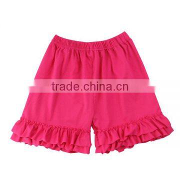 Popular Girls Cotton Ruffle Leggings Baby Girls Summer Kids Ruffle Shorts Boutique Girl Clothing photo-5