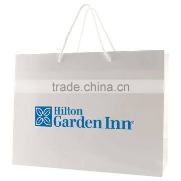 Color Gloss Laminated Eurotote Shopping Bag - Features Cardboard Bottom, Dimensions Are 16" x 6" x 12" and Comes With Your Logo. photo-4