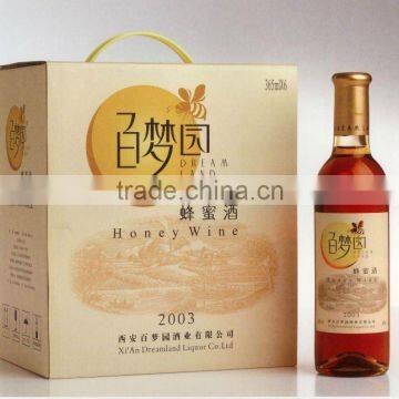 cardboard packaging portable wine box