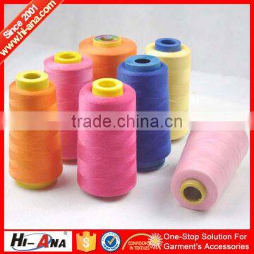 hiana thread3 Our factories 20 years'experience Good Price 100% polyester spun yarn