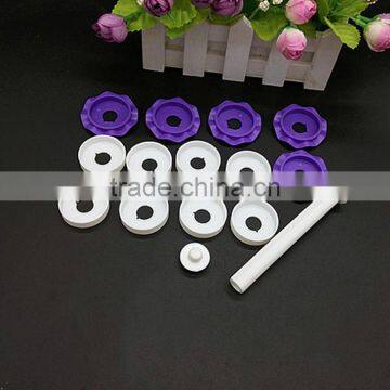 2017 New Fondant Strip Ribbon Cutter Sugarcraft Cake Decorating Tools Plastic Cake Rolling Pin Embosser Roller Set Baking Tools photo-4