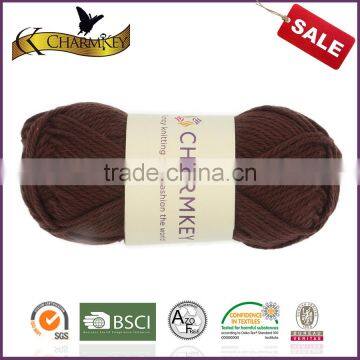 Charmkey Baby Sweater Knitting Yarn Natural Fiber Combed Cotton Yarn Hand Knitting Yarn photo-3