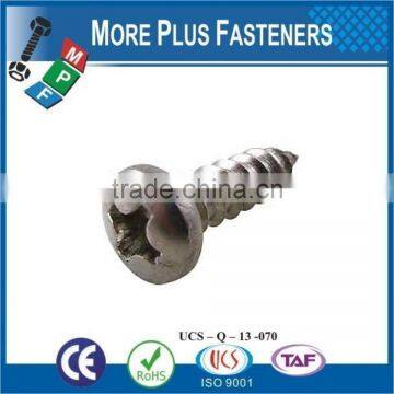 Made in Taiwan Zinc Plated Stainless Steel Black Oxide Sheet Metal Screw photo-4