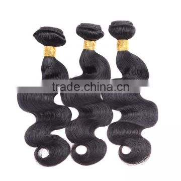 Shengyuan High Quality Braid Hair From One Donor Colored 1# Body Wave Brazilian Hair China Supplier