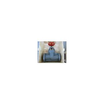 20mm, 40mm, 50mm CPVC Flange end 2 Way Globe Gate Valve, 1.0Mpa medium pressure valve