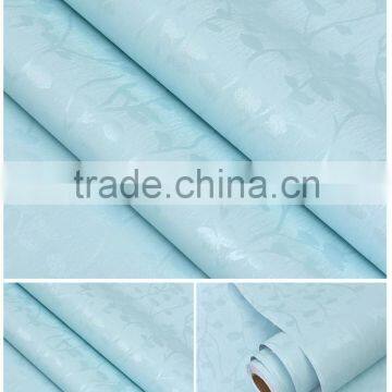 Modern Bedroom Warm PVC Flower Design Waterproof Wall Background Decoration Paper photo-3