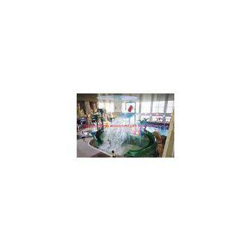 Water World Park Indoor Children Water Playground With Water Fall 8 * 4 * 6m