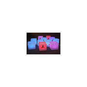 LED ottoman cube / Lighting Furniture / Unbreakable Glowing Table