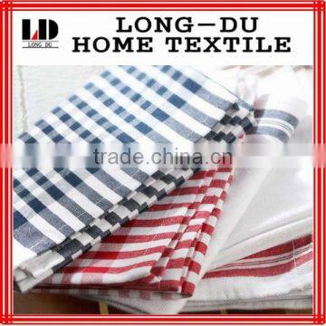 cheap hot sale checked printed cotton tea/kitchen towel