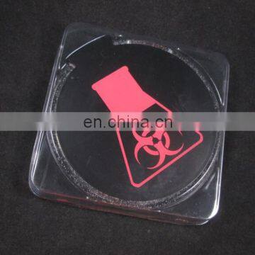 ABS Material Good Qulity Led Bottle Glorifier Coster Battery Coaster photo-3