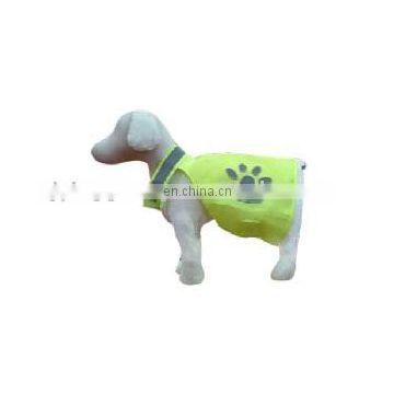 Pet Safety Vest/Dog vest, Made of Fluorescent Orange Fabric with Reflective Tape