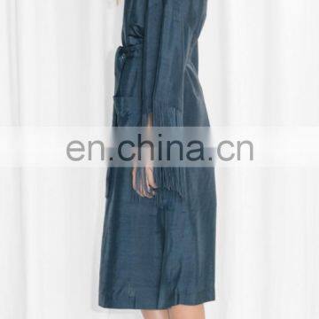 Hot Sale Fringe Silk Robes Kimono For Women photo-5