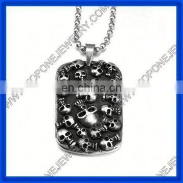 2014 Men's Special Design China Gothic skull cameo pendant