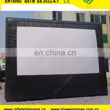 Best selling protable rear projection movie inflatable screen for sale 21ft