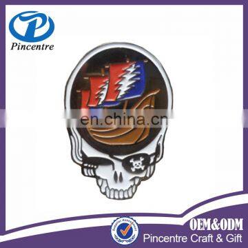 2015 The best selling products grateful dead pins/skull pin