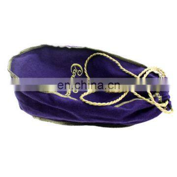 logo embroidery drawstring recycle bottle fabric bag