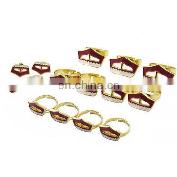 promotional qatar flag souvenir finger ring
