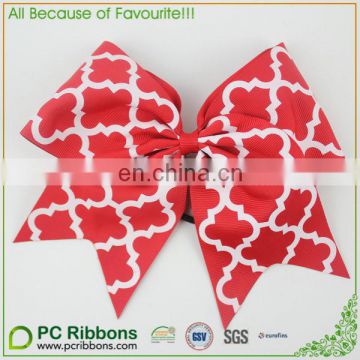 Handmade Printed Cheer Bow Boutique Wholesale Hair Bows