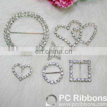 Fashion diamante crystal slider rhinestone buckle sliders