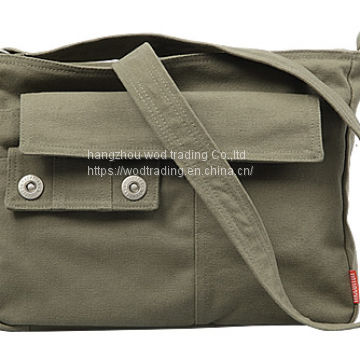 Strong canvas messenger bag for men travel bag