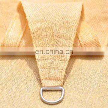 3*4meter sand color  polyester fabric shade sail for patio