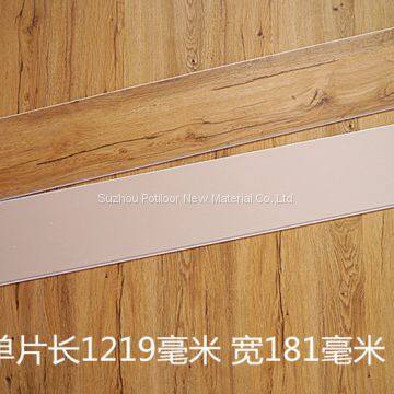 SPC floor PVC flooring sheet tiles slotted click lock 4.2mm thickness 0.7mm wear layer