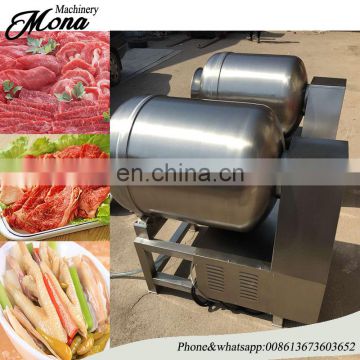 Large capacity vacuum meat tumbler machine / food mixing roll kneading machine / meat mixing and seasoning machine