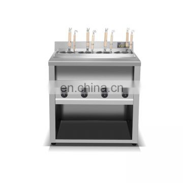 Free Standing Commerical Industrial Two Pasta Cookers One Tank Noodles Boiler Noodle Cooking Equipment