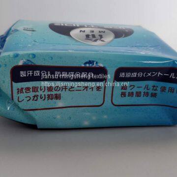 Portable Ice Cooling Adult Wet Wipes Alcohol-free Deodorant Body Wet Tissue photo-5