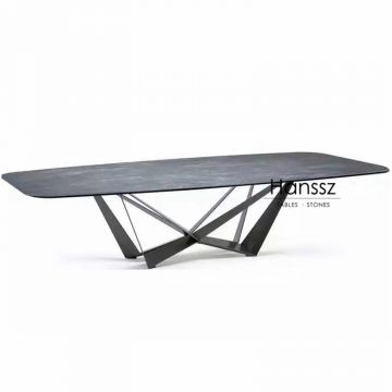 Black metal frame table tops square marble dining table tops for home