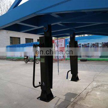 7LYQ Shandong SevenLift hydraulic retractable house trailer car ramp