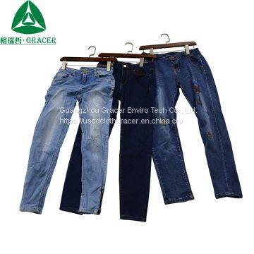 Guangzhou Used Clothes Used Jeans Second Hand Clothes Per Bale