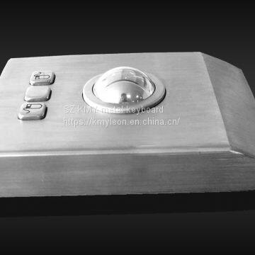 Mini Industrial Kiosk Trackball, Mechanical/ Optical, Industrial Mouse photo-2