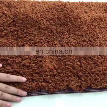 Hot selling low price 100% polyester wool blend soft bedside rug for living room