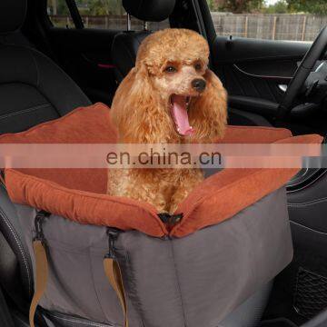Pet Car Seat Bed Luxury Dog Travel Bed With Handle Soft Dog Boster Car Seat Indoor Pet Sofa photo-3