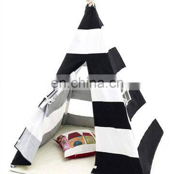 Kids Play Tent Canvas Play Teepee Tent for Kids 100% Cotton Outdoor & Indoor Children Tent photo-4