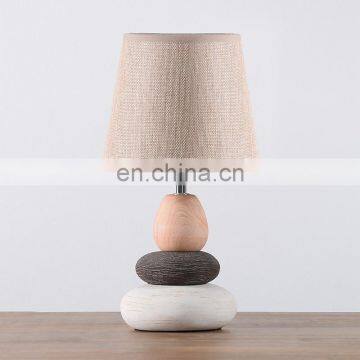 New Design of Stone Ceramic Table Lamp for Bedroom and Indoor Room photo-5