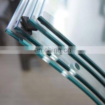 5mm 6mm 8mm curved tempered glass for showcases price