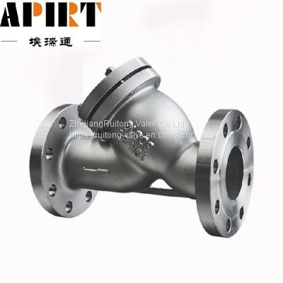 High quality JIS stainless steel flanged Y strainer 10K